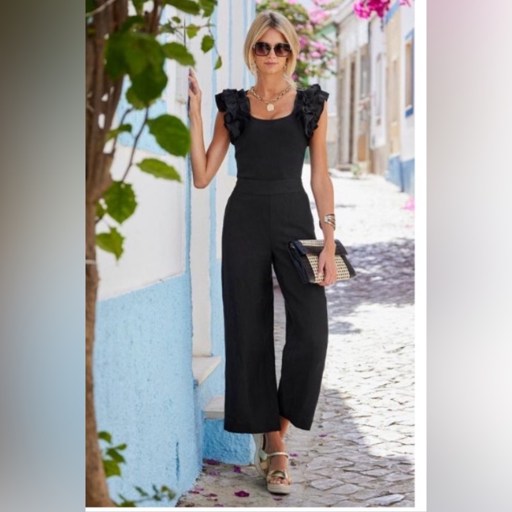 Two-piece linen set